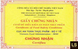 THỦ TỤC XIN CẤP GIẤY CHỨNG NHẬN VỆ SINH AN TOÀN THỰC PHẨM TẠI HUYỆN HƯNG NGUYÊN, NGHỆ AN